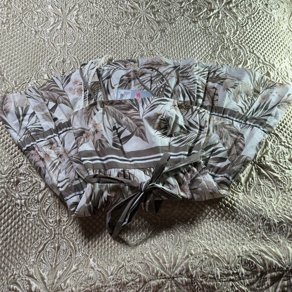 ANTONIO MELANI Tan Brown Ruffled Sundress - Picture 6 of 9